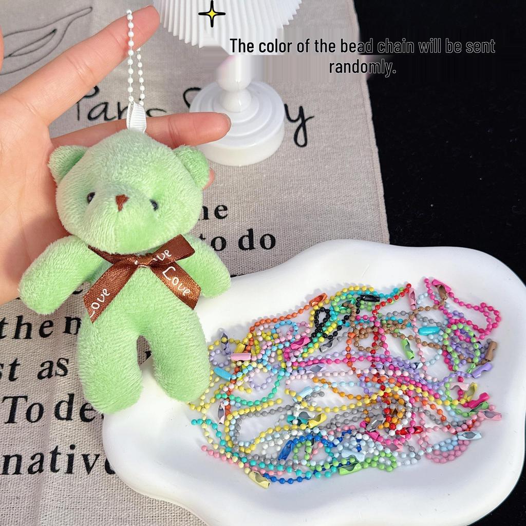 Portachiavi Ciondolo Tuta Peluche Orsacchiotto - Piccolo Giocattolo Regalo