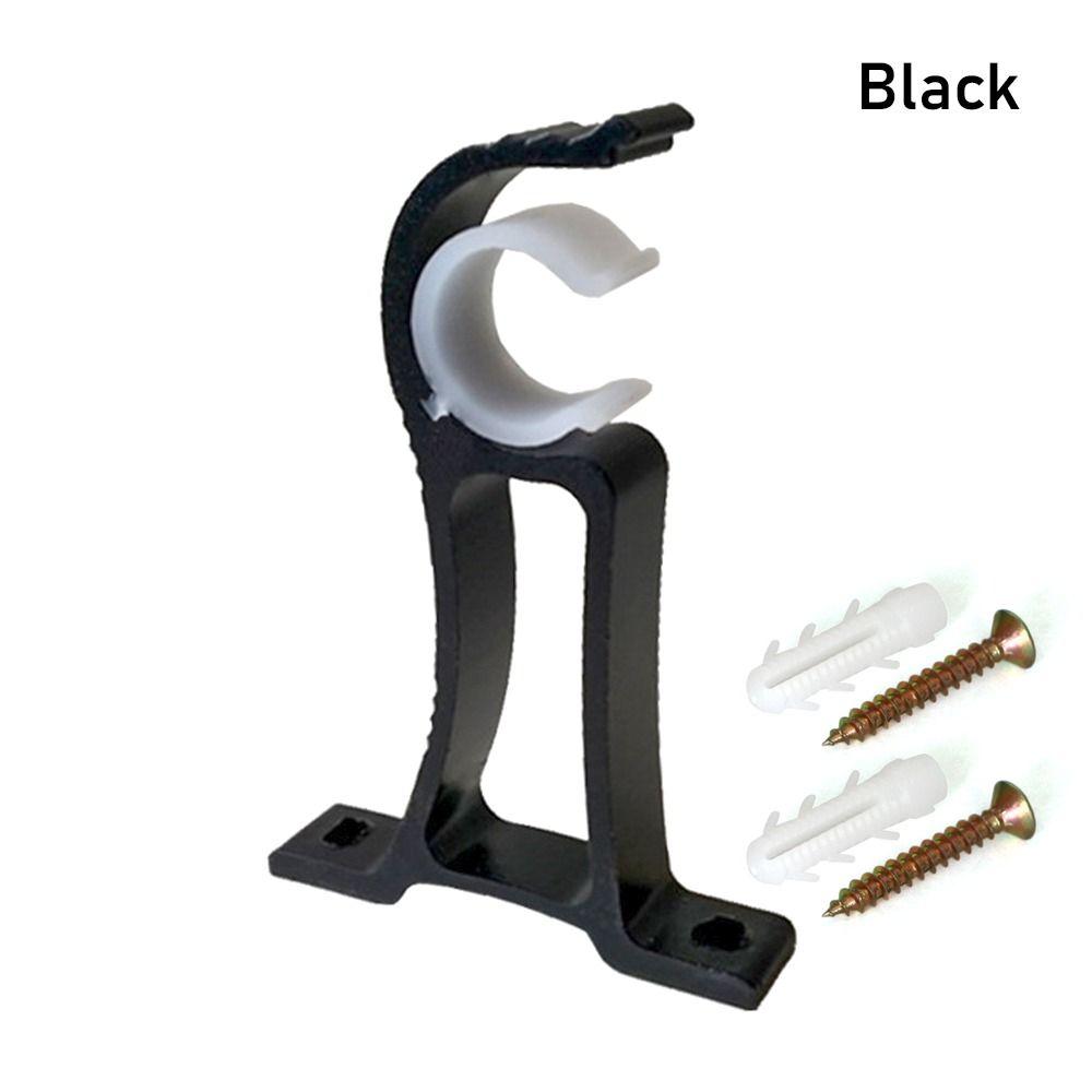 

Утолщенный кронштейн-опора для штор из алюминиевого сплава, одинарная опора, основание, одинарная опора для римской шторы, утолщенный кронштейн бокового крепления чёрный