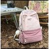 Female Solid Color Light High School Students' New Simple Backpack Ins Mori Girl Treasure Backpack
