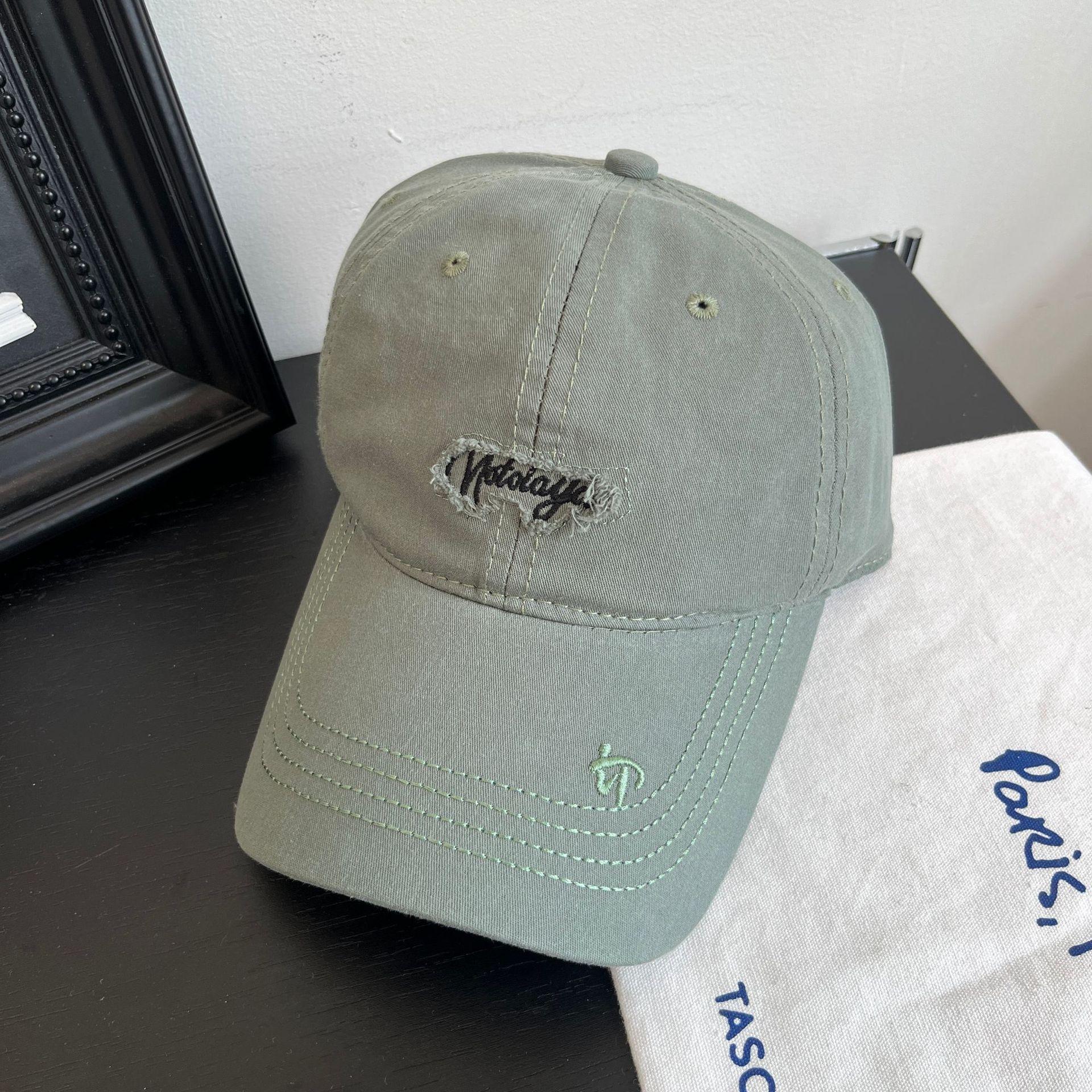 

Hat Women s Spring Summer Tide Match Letter Holes Fashion Street Youth Baseball Cap Sunscreen Shade Cap M（56-58cm）