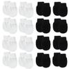 Newborn Baby Solid Color Anti-Scratch Gloves Set for All Seasons (0-3 Months) - Europe & US