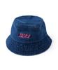 BIGWAVE COLLECTIVE Girl Logo Bucket Hat (Denim)