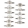 2x Carved Barrette Hair Clip with for Decoration of Hair, Accessories