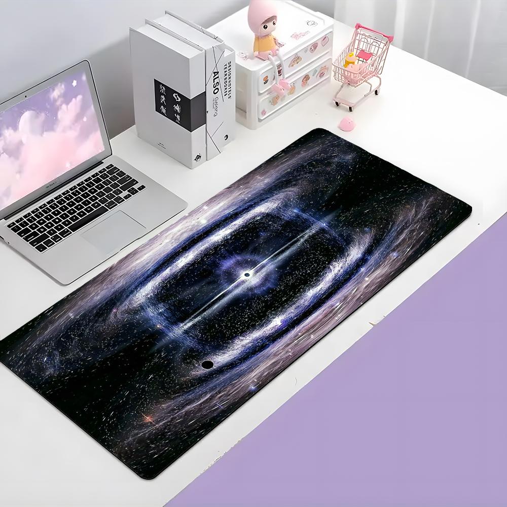 Galaxy Vast Beautiful Space Art Mouse Pad Large Gaming Mousepad With Thick Stitched Edge NonSlip Desk Mat
