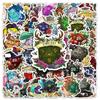 10/30/50pcs Game Dragon Dice Cartoon Stickers Cool Graffiti Decals Decorative Suitcase Phone Motorcycle Waterproof Sticker Toys