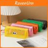 Nylon Cute Student Handheld Pen Case With Large Capacity For Summer School Supplies