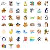 100 Small Size 4Cm Graffiti Mix And Match Stickers Cartoon Cute Pig Penguin Stickers