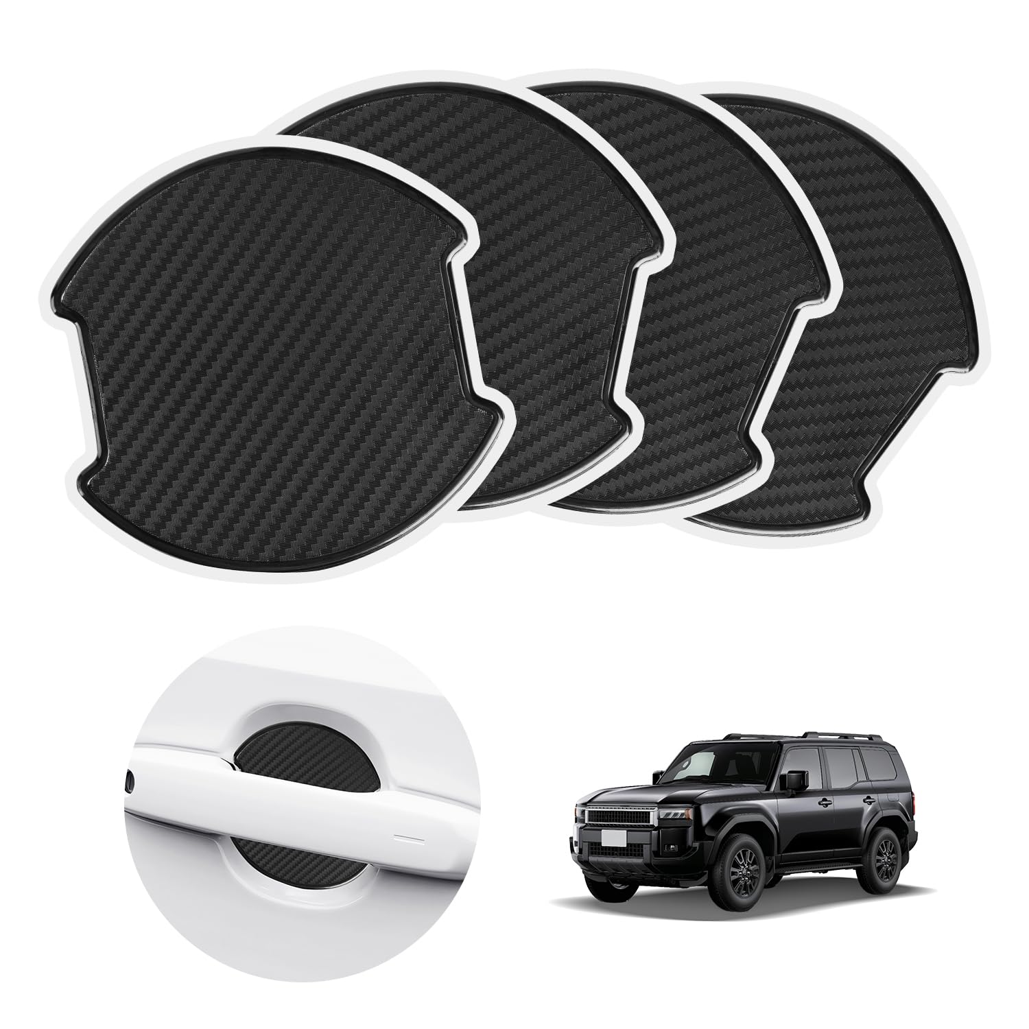 

AUTO SPEC Toyota Land Cruiser Door Handle Door Knob Undercovers for Land Cruiser 250 150 300 70 and 80 Series 2024 Door Handle Parts Exterior Door