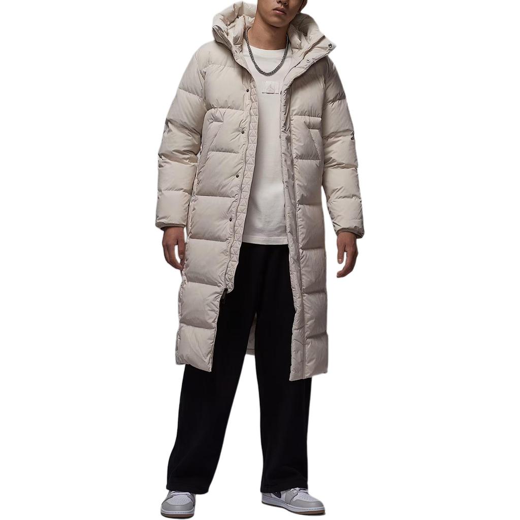 Jordan Flight Therma-FIT Wasserabweisende Leichte Warme Daunen Locker geschnittene Kapuzen-Langarm-Daunenjacke Herren Oberbekleidung FV7270-104