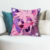 Cute FFnafS Game Pillow Cases for Bedroom Living Room Sofa Home Decor Polyester Cushion Cover with Zipper
