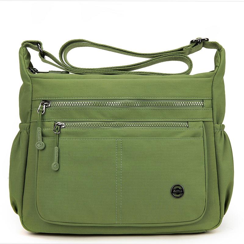 Women's Large Capacity Shoulder Bag Multi-Compartment Lightweight Crossbody Bag