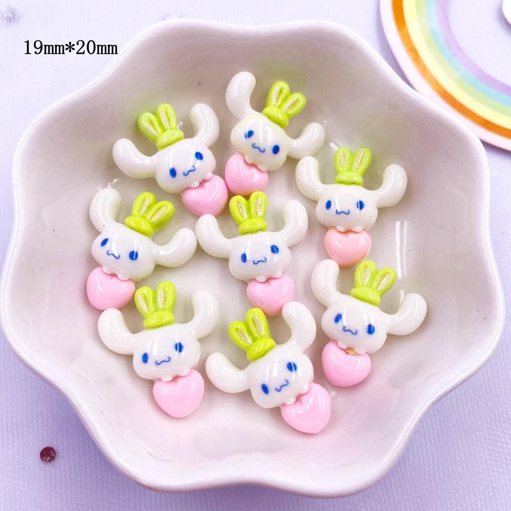 Harz Bunt 3D Mini Hase Bär Mädchen Junge Flatback Figuren Scrapbook 10 STK DIY Haarspange Haarnadel Handwerk Dekor Zubehör
