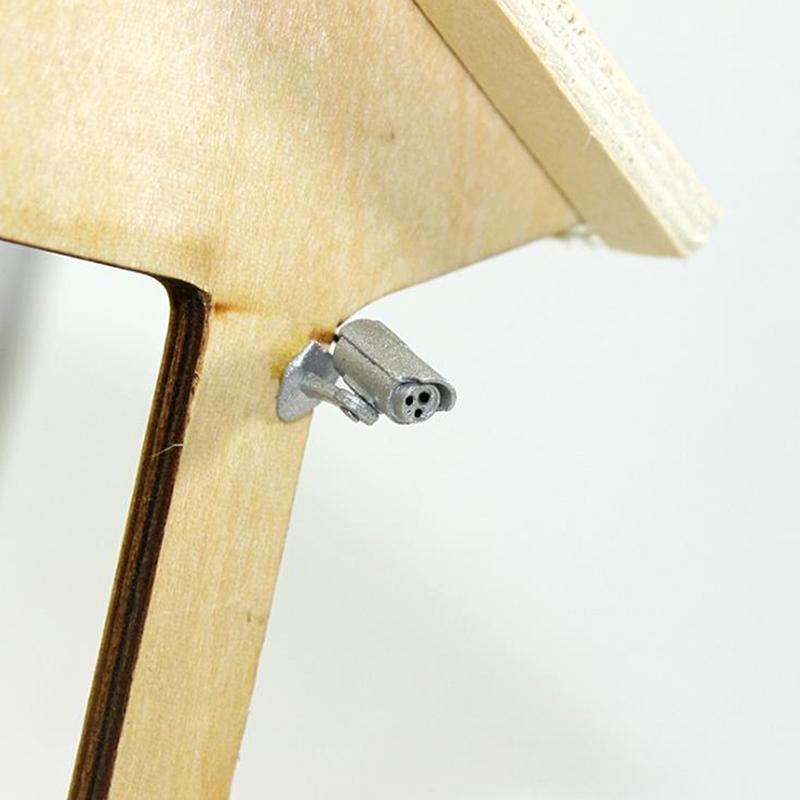 1 Stück 1:12 Puppenhaus Miniatur Kamera Überwachungskamera Puppenhaus Dekor Modell