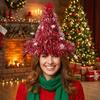 Snowflake Christmas Hat Cloth Christmas Decor Cute Xmas Headwear  Party Supplies