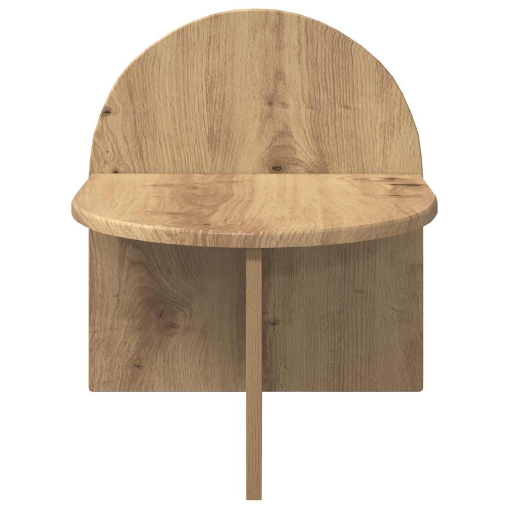 Nightstand Set 2 pcs Artisan Oak Finish 40 x 35.5 x 45.5 cm