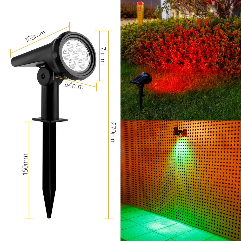 Super Bright Waterproof Solar Garden Spotlight for Outdoor Landscapes