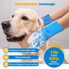 6PCS Pet Grooming Kit Silicone Dog Washing Gloves Dog Toothbrush Finger Dog Bath Gloves for Dog Cat Bathing Massaging & Grooming