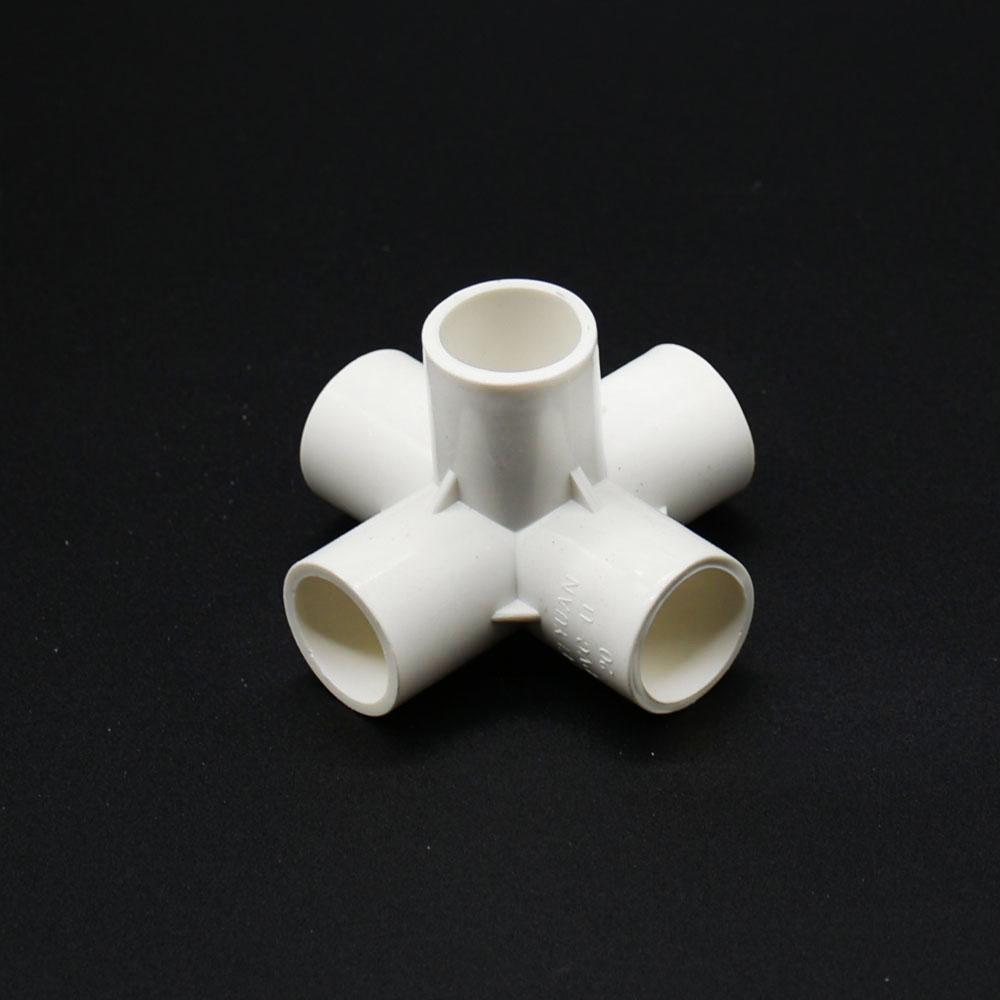 20/25/32/50mm PVC Connector 3/4/5-way Plastic Coupler Three-DimensionalWater Supply Pipe Fittings DN15/20/25/40