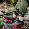Fashion Low-cylinder Rain Shoes for Men and Women  Outdoor Fishing Waterproof Shoes, Stylish Style for Outdoor Wear, Rain Boots