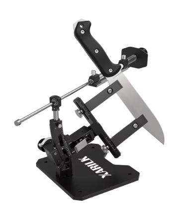XARILK Professional Aluminium Knife Sharpener, GEN3 Guided Knife Sharpening System, Knife Sharpening Kit with 3 Diamond Plates чёрный
