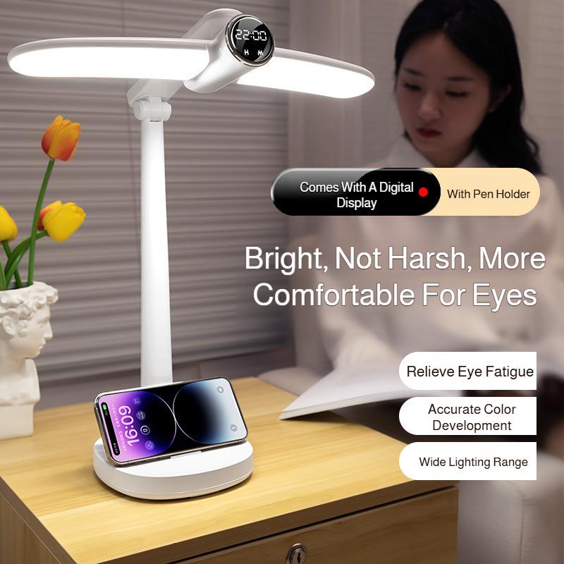 LED Table Lamp Eyes Protection Touch Dimmable Led Table Lamp Dormitory for Home Room Bedroom Reading USB Rechargable Desk Lamp