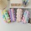 Theme Rainbow Pencil Case Storage Pouch With Large Capacity For Students Gift