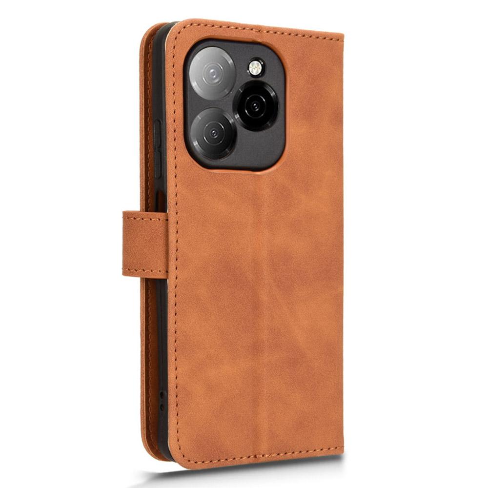 For TECNO Spark 20 Pro 5G Leather Case Skin-Feel Anti-Drop Wallet Flip Phone Cover