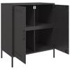 Sideboard Black 68 x 39 x 79 cm Steel
