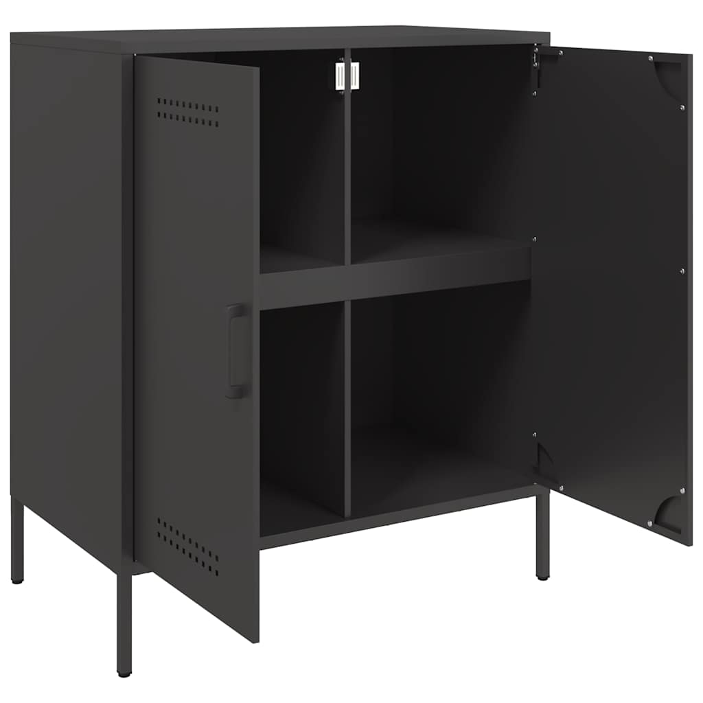 Sideboard Black 68 x 39 x 79 cm Steel