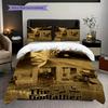 The Godfather Movie Poster Bedding Threepiece Set 1 Duvet Cover 2 Pillowcase Without Core Christmas Birthday Gift Soft And Comfortable