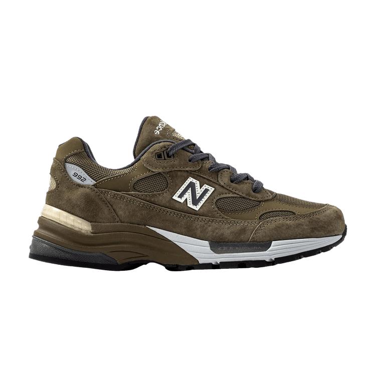 

New Balance 992 Сделано в США Темный камуфляж Мужские кроссовки Зеленый Скрытно-зеленый U992GL 38