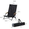 FIELDOOR Field Chair High Back Low Style High Back Chair Armrest Foldable Easy To Set Up Solo Camping Load Capacity 120kg Outdoor Chair [Olive]