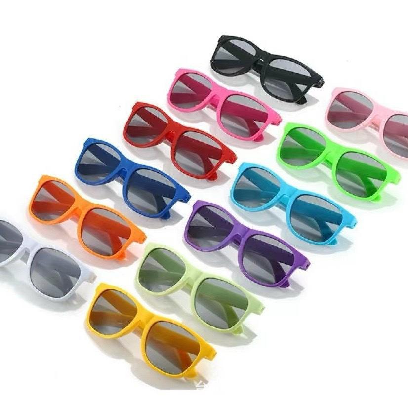 Fashion Candy Color Sunglasses High Quality Anti Uv Baby Sunshade Glasses For Woman Man Simple Sunglasses Eyewear Gifts