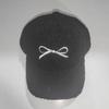 Winter Plush Baseball Cap With Embroidered Butterfly Bow Design For Wear Daily