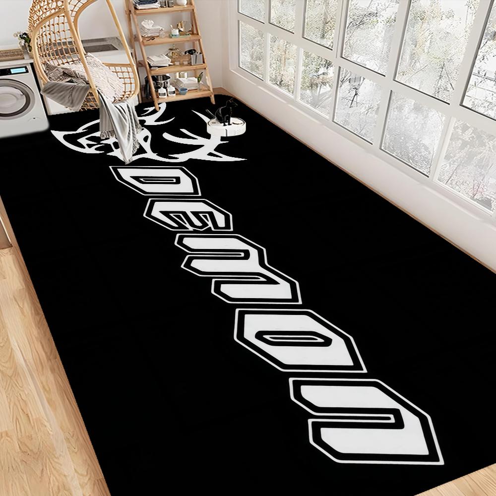 SRT Hellcat Demon Dodge Fußmatte Nordischer Stil Haustürmatte Badezimmer-Toilettenmatten Schlafzimmer Hotel Dekorationsmatte