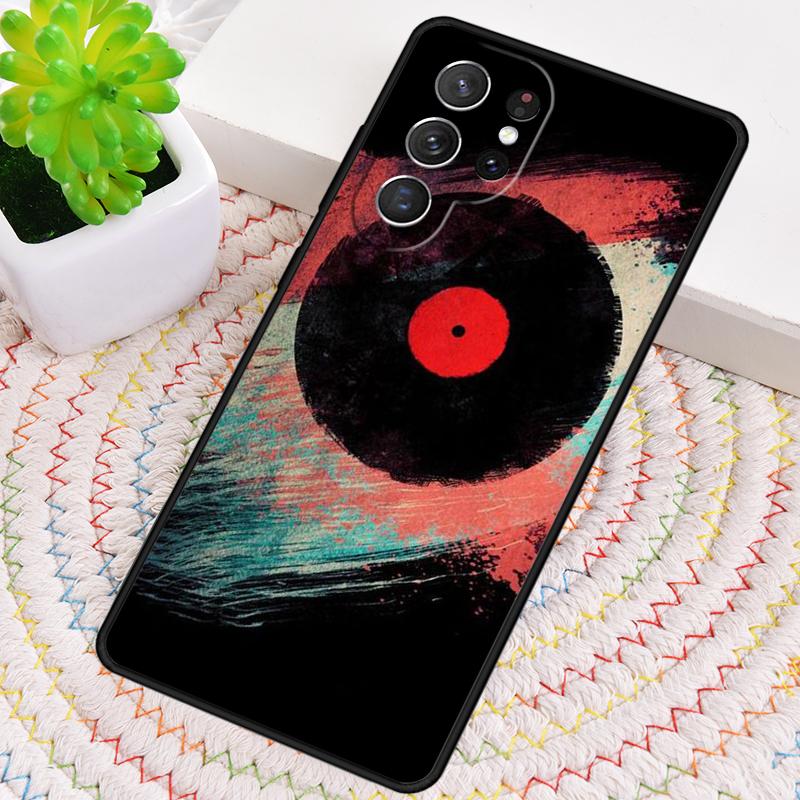 Vinyl Record Original TPU Phone Case For Samsung Galaxy Note 10 Pro S26 S25 S24 S23 S22 Ultra Plus S21 FE S20 Shockproof Cover