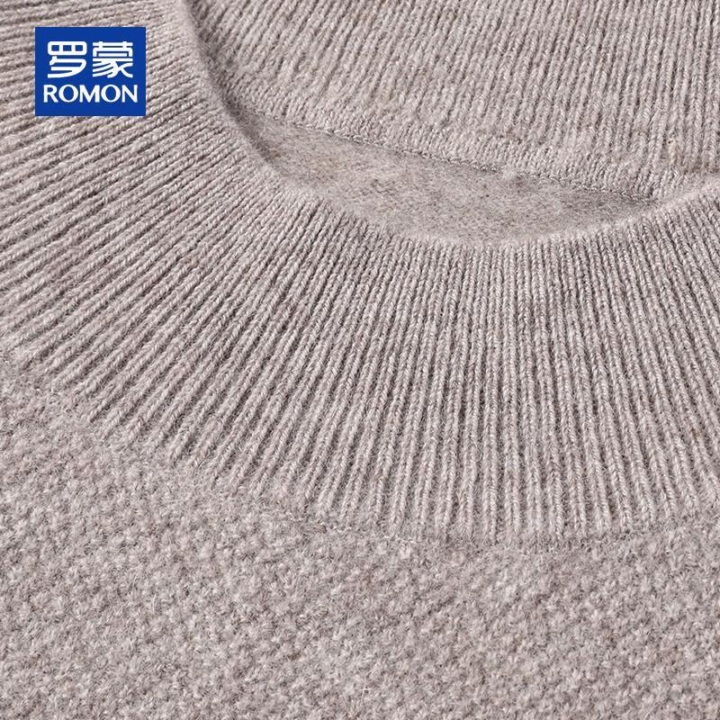 ROMON Men's Warm Cashmere Wool Blend Knit Sweater
