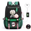 Demon slayer ghost extermination column student schoolbag junior high school student primary school student middle school student backpack