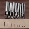 1pcs DIY Leather Punching Tool, Chisel Head Width 4mm- Oval Flat Punch, Rounded Straight Punch, Watch Strap/belt Leather Puncher