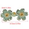 Flower Shape Fabric Cheongsam Button Traditional Chinese Knot Buttons for Dress Cloaks Coat Decorative Sewing Fasteners