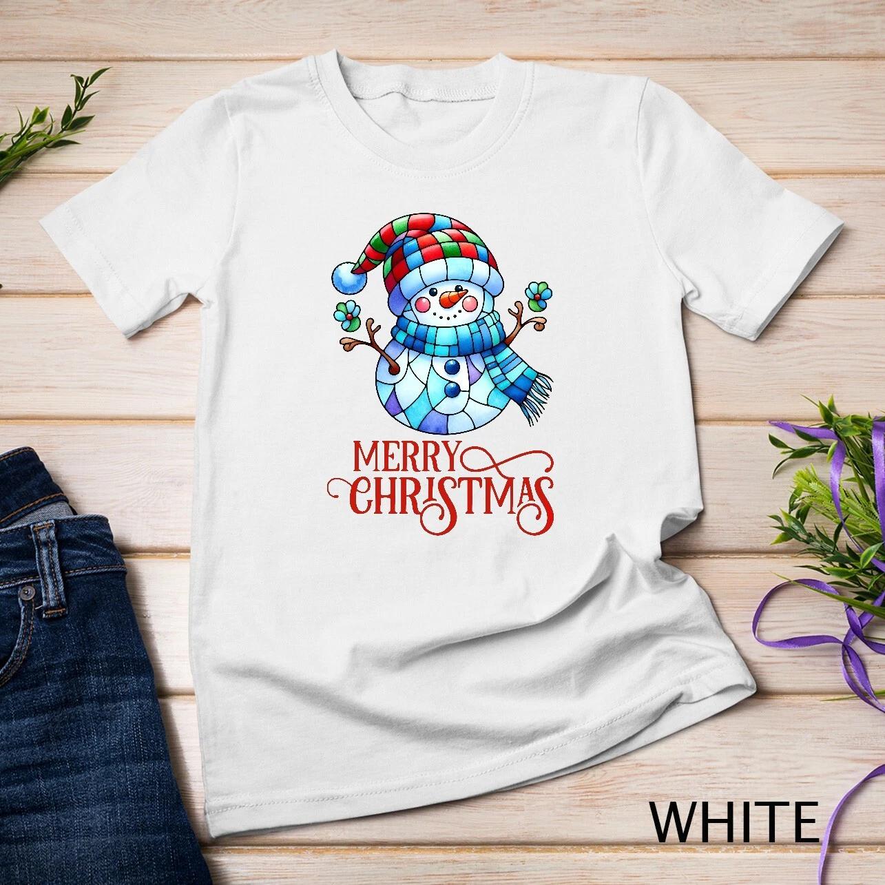Winter Wonderland Snowman Graphic Tee Funny Christmas Shirt Unisex T-shirt S