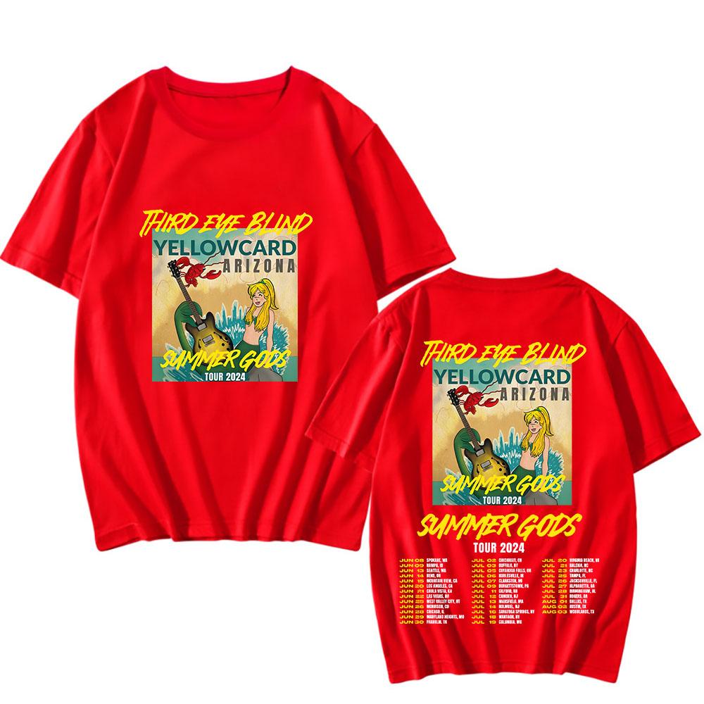 

Third Eye Blind T-shirt Classic Film and Television Cotton Tee-shirt Double-sided Printing Gothic O-neck Tshirt Women Clothes S