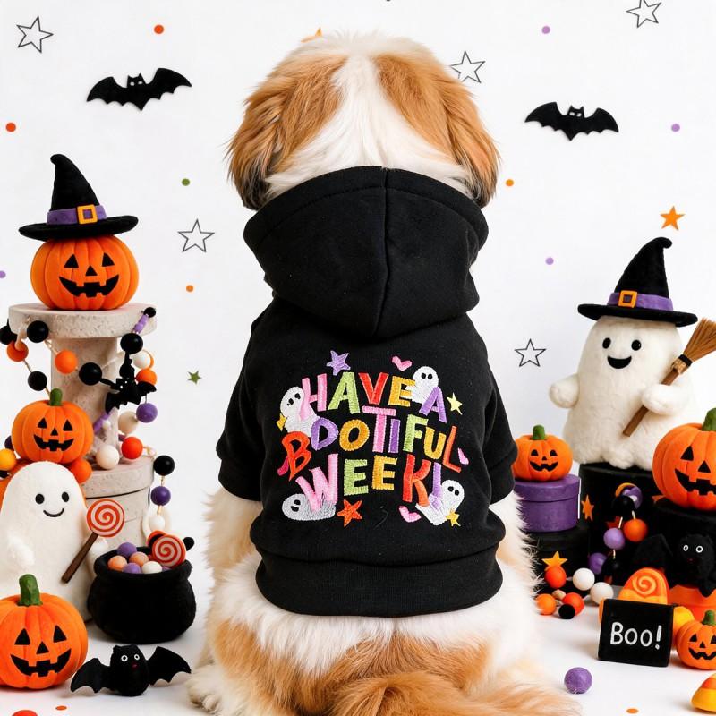 Pet Dog Hoodie Small Breed Puppy Costume Halloween Themed Outfit Dogs