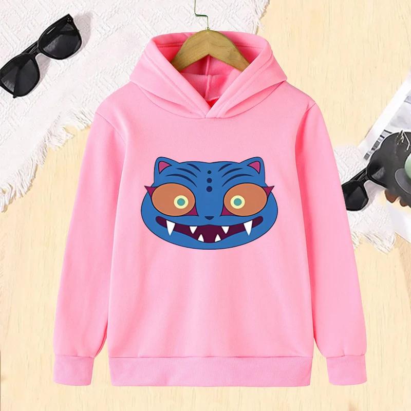 Αστείο Κοστούμι Τίγρης Παιδικό Φούτερ Φθινόπωρο Χειμώνας Αγόρια Κορίτσια Μόδα Kawaii Casual Φλις Παιδικό Πουλόβερ Φούτερ Unisex