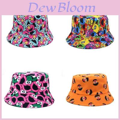 Hip Hop Style Sesame Street Fisherman Hat For Sun Protection