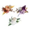 5Pcs Rose Corsages for Wedding Ceremony Anniversary Prom Party, Flower Wrist Corsages for Mother of Bride and Grooms