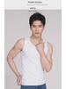 Men's Seamless Slim Fit Ribbed Combed Cotton Tank Top