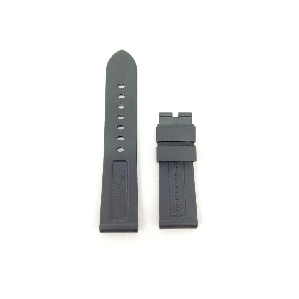 Used PANERAI Panerai Watch Strap Genuine Rubber Strap 24mm