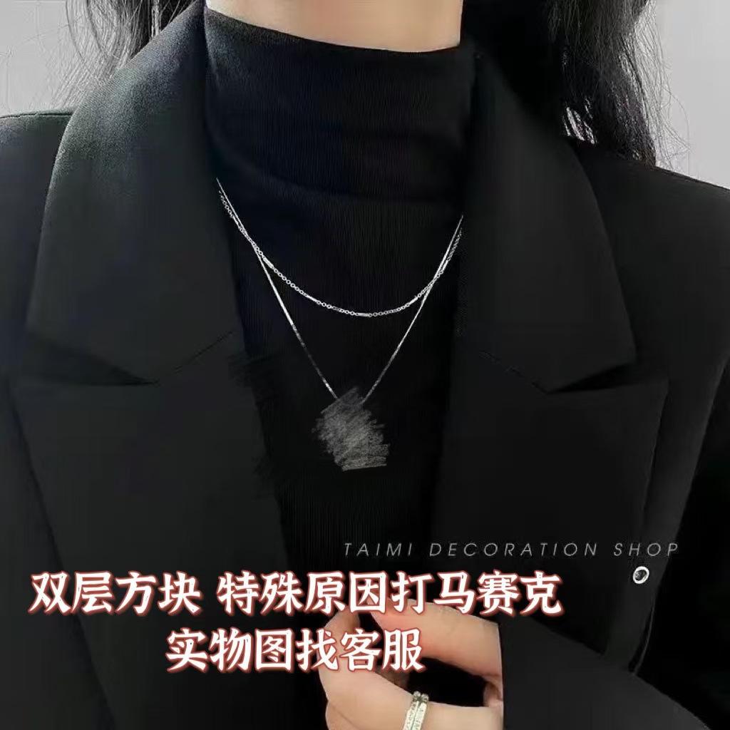 Autumn and winter sweater chain set trendy niche high-end design sense versatile necklace light luxury temperament celebrity sweater chain