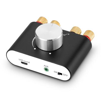 Nobsound New NS-01G Pro Power Amplifier, Bluetooth 5.0, 100W, Amplifier, Speaker, HiFi Audio, with Power Supply (Upgraded Version)